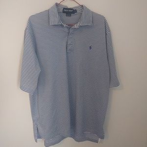 Large Blue and White Polo Golf Polo