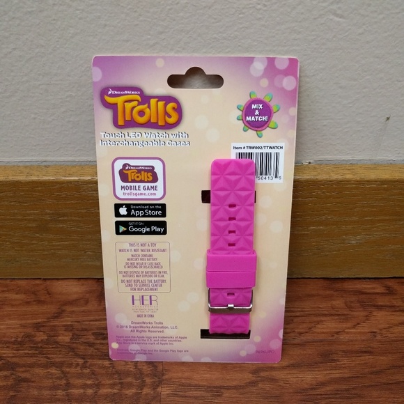 Trolls Touch LED Watch with Interchangeable cases - Picture 2 of 2