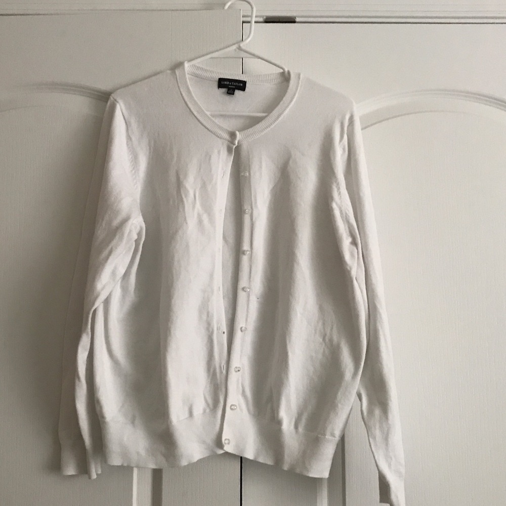 White Cardigan