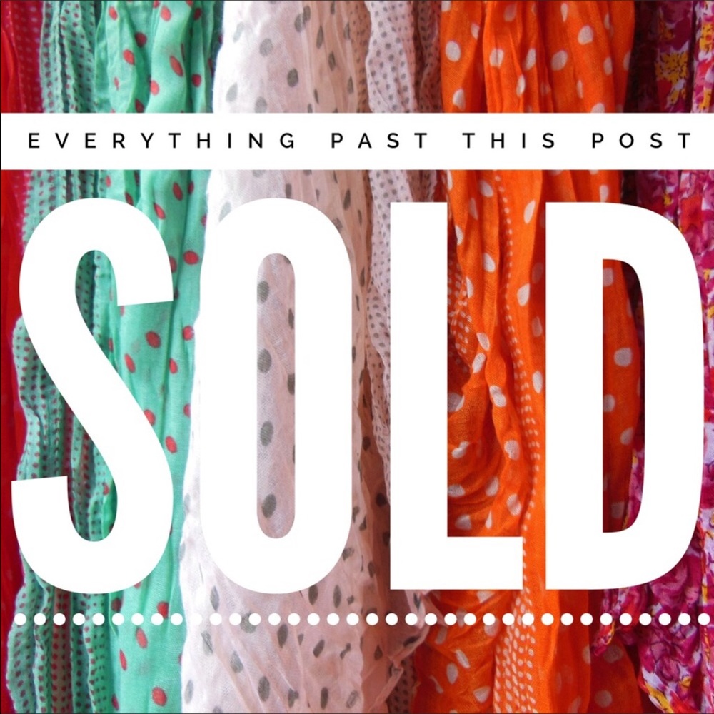 Everything beyond this listing is sold!