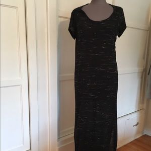 Free people tee shirt knit midi dress beach
