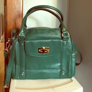 Emerald green purse
