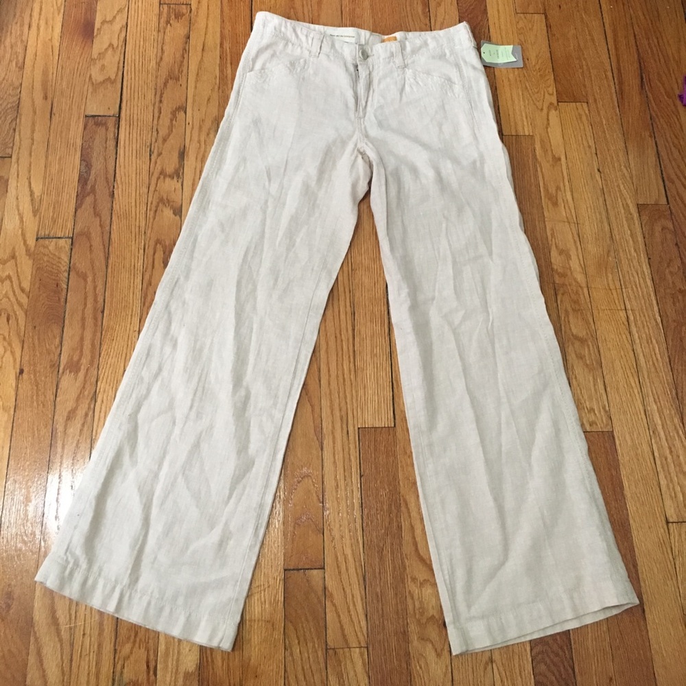 ANTHROPOLOGIE Pilcro and Letterpress Linen Pants