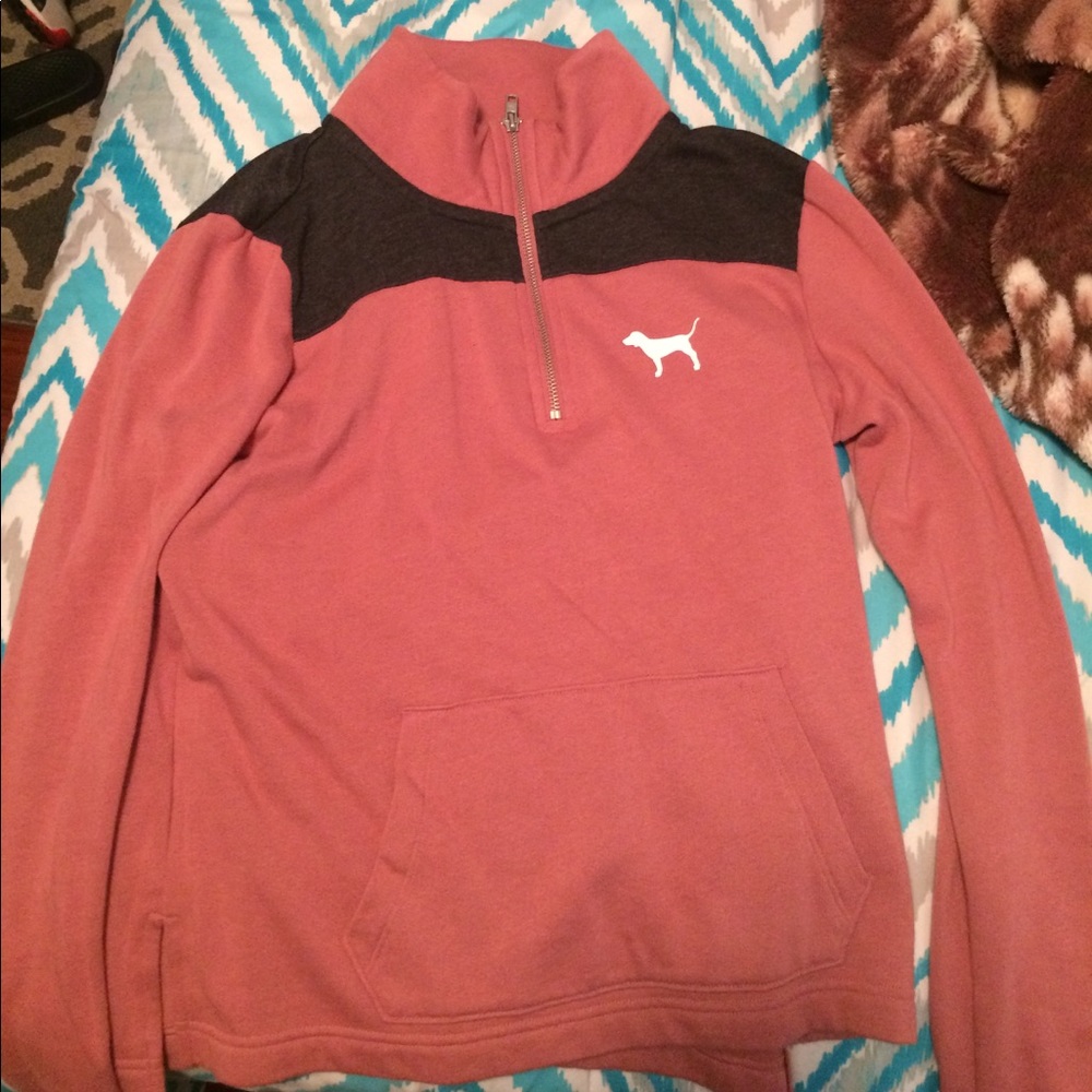 ❗️Final Price❗️pink quarter zip