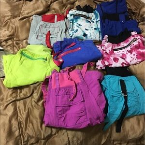 8 Zumba pants and capri's