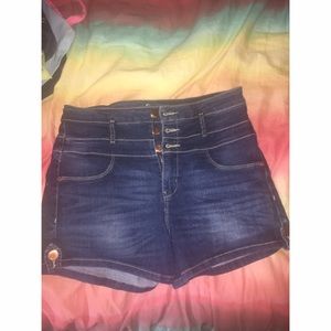 Charlotte Russe Refuge High Waisted Shorts