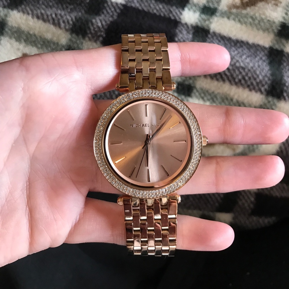 Michael Kors, rose gold, Darcy watch