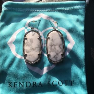 Kendra Scott Howlite Danielle Earrings