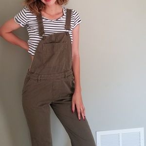 ZARA khaki dungerees