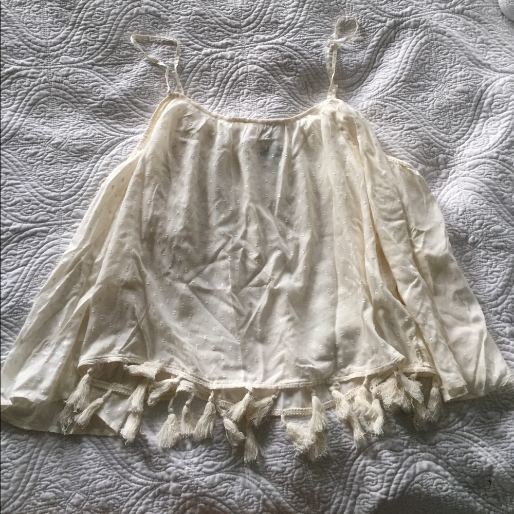 Off shoulder boho blouse