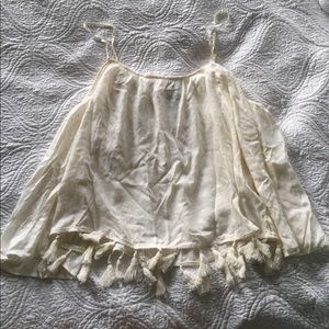 Off shoulder boho blouse