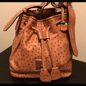 Dooney & Bourke ostrich handbag