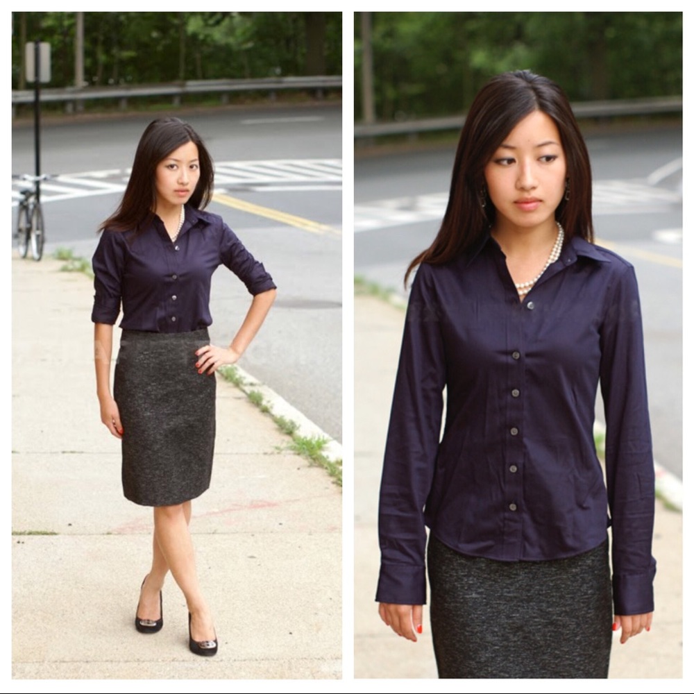 Banana Republic Non-Iron Fitted Button Up Shirt