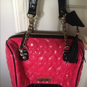 Betsey Johnson handbag pink