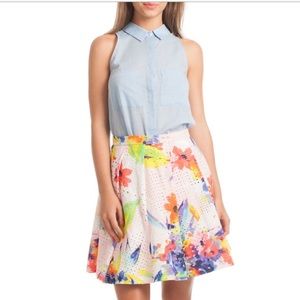 Trina Turk Marion Eyelet Skirt NWT