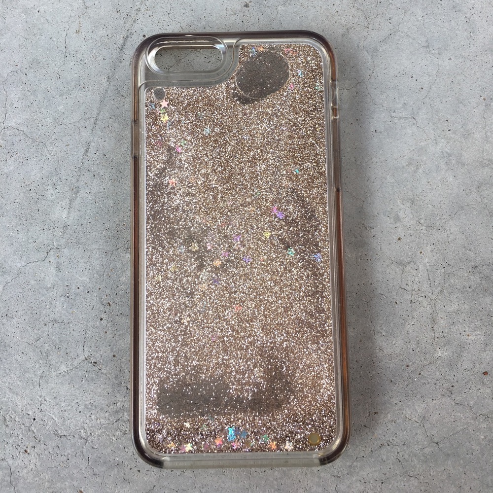 Gold glitter 6/6s iphone case