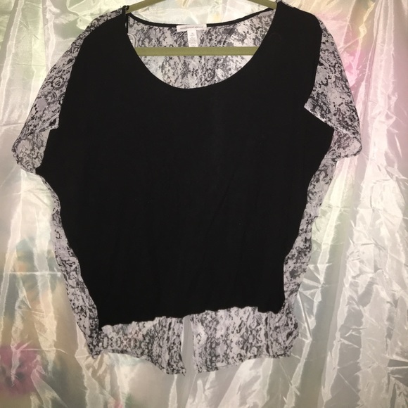 Super cute trendy plus size top 1X - Picture 1 of 4