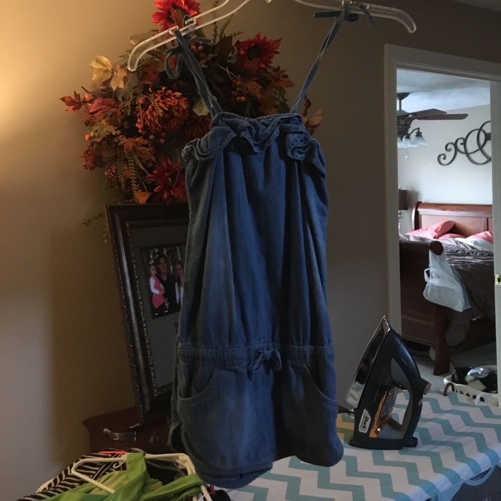 denim romper