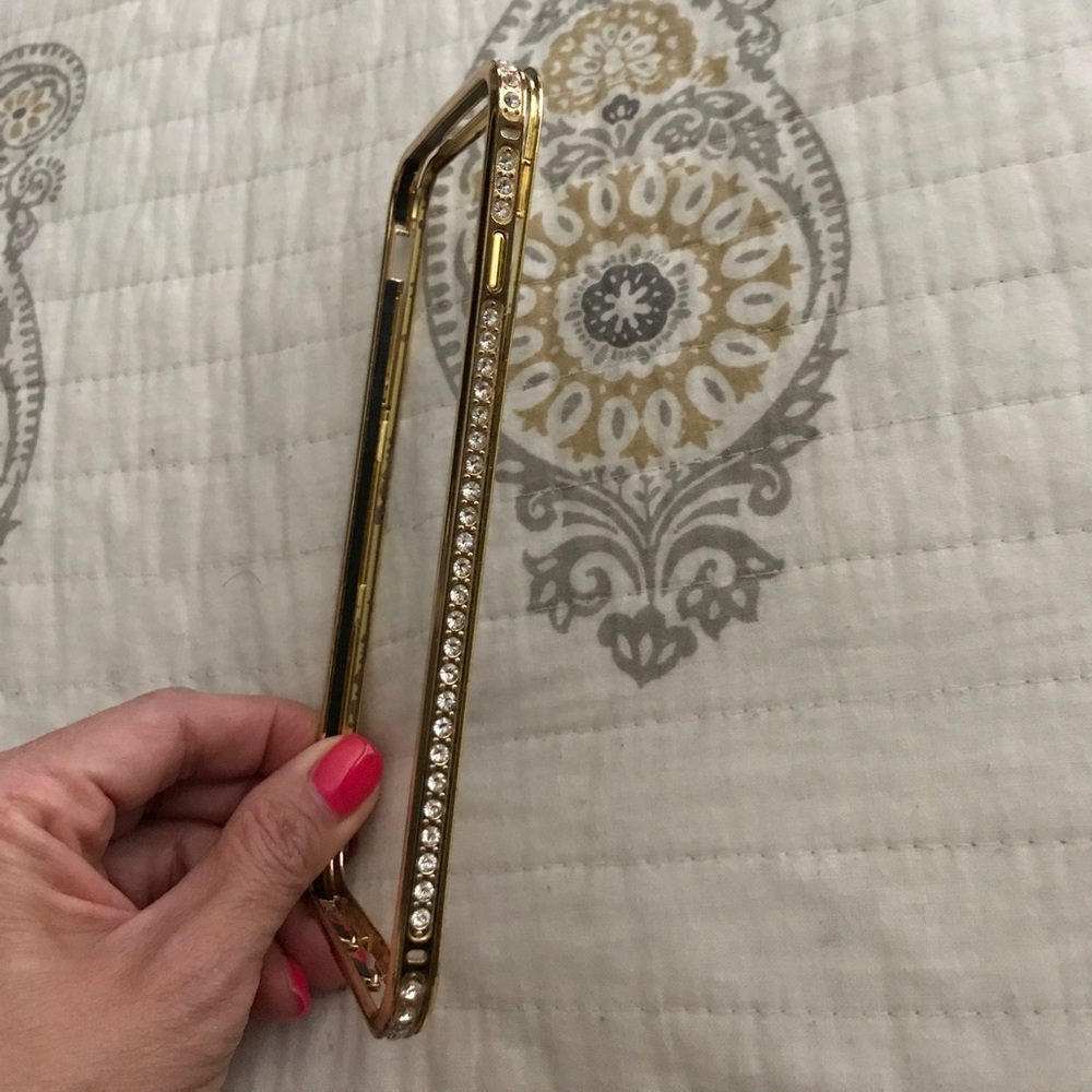 Gold tone iPhone 6s Plus phone case