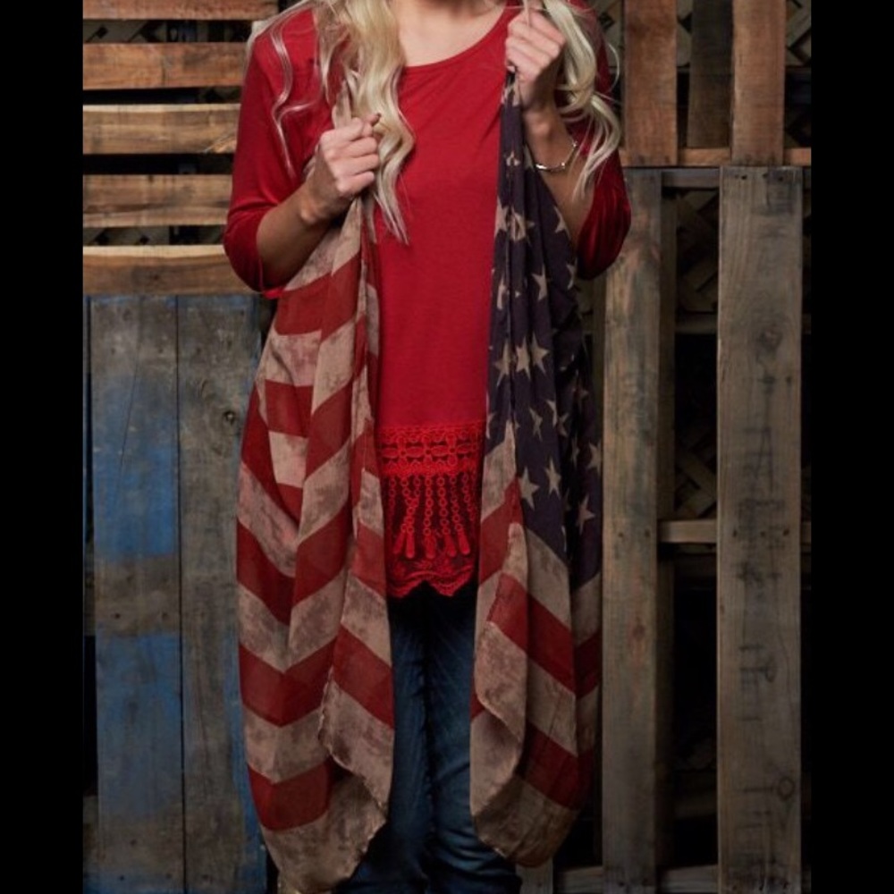 🇺🇸 American Flag Dressy Vest