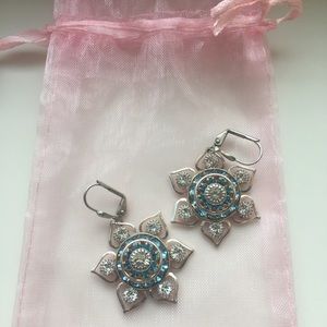 Authentic Victoria Lynn Swarovski Crystal Earrings