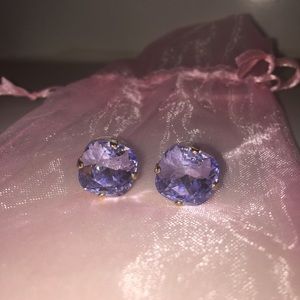 Authentic Victoria Lynn Periwinkle Studs