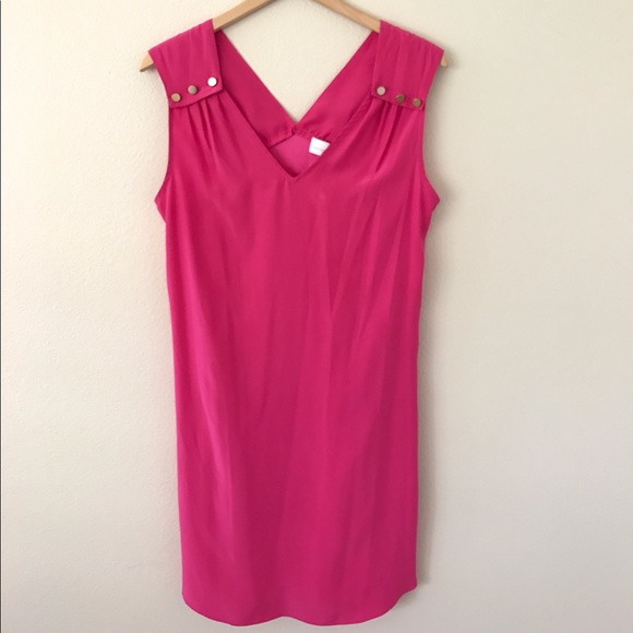 NWOT PINK Amanda Uprichard 6 Button Dress - Picture 4 of 8