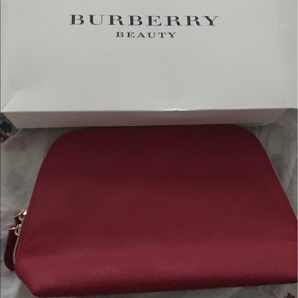 Burberry makeup bag