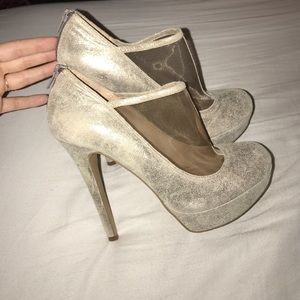 Gold heels