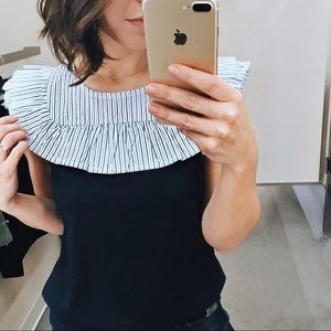 Ruffle Bib T-Shirt