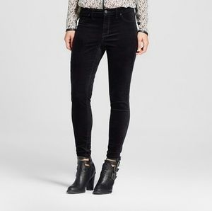 Mossimo High Rise Velvet Jeggings