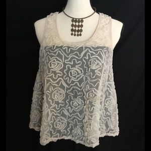 Sweet Sheer 3D Racerback Top