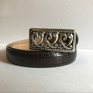 Talbots dark brown belt