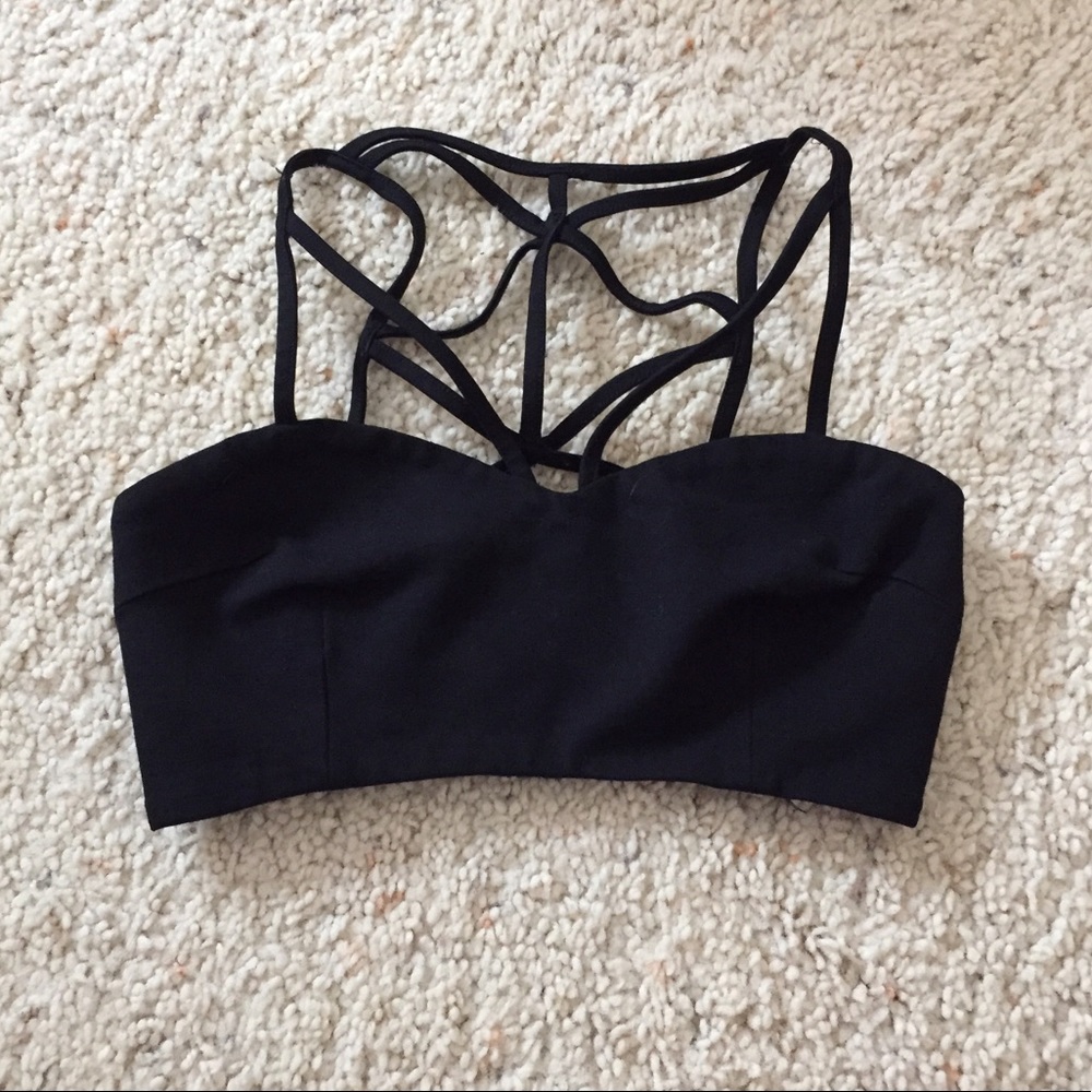 Black Cage Bralette