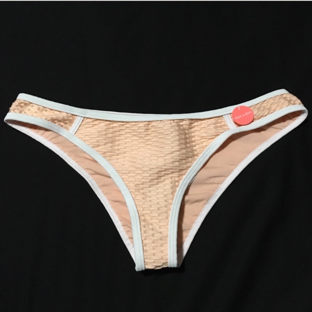 Peach Cheeky Swim Bottom