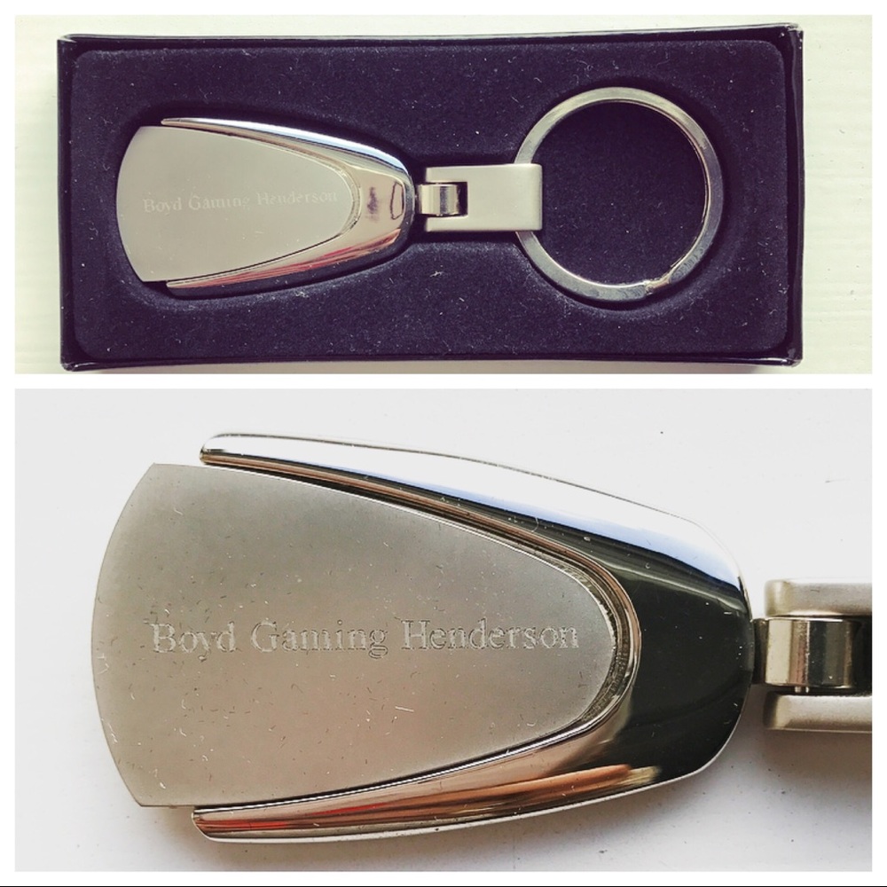 Silver Boyd Gaming Henderson (NV) casino keychain