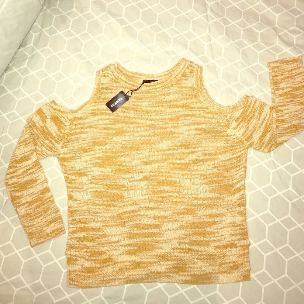Express Shoulder Cut-Out Sweater