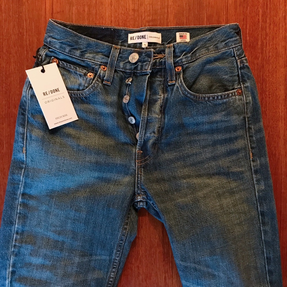 Re/done Originals high rise jeans - Picture 2 of 3