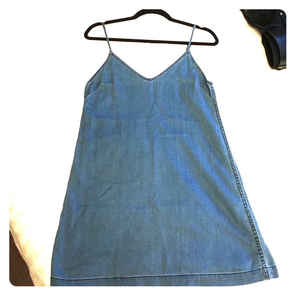 Aritzia slipdress, xxs, dark blue