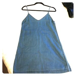 Aritzia slipdress, xxs, dark blue