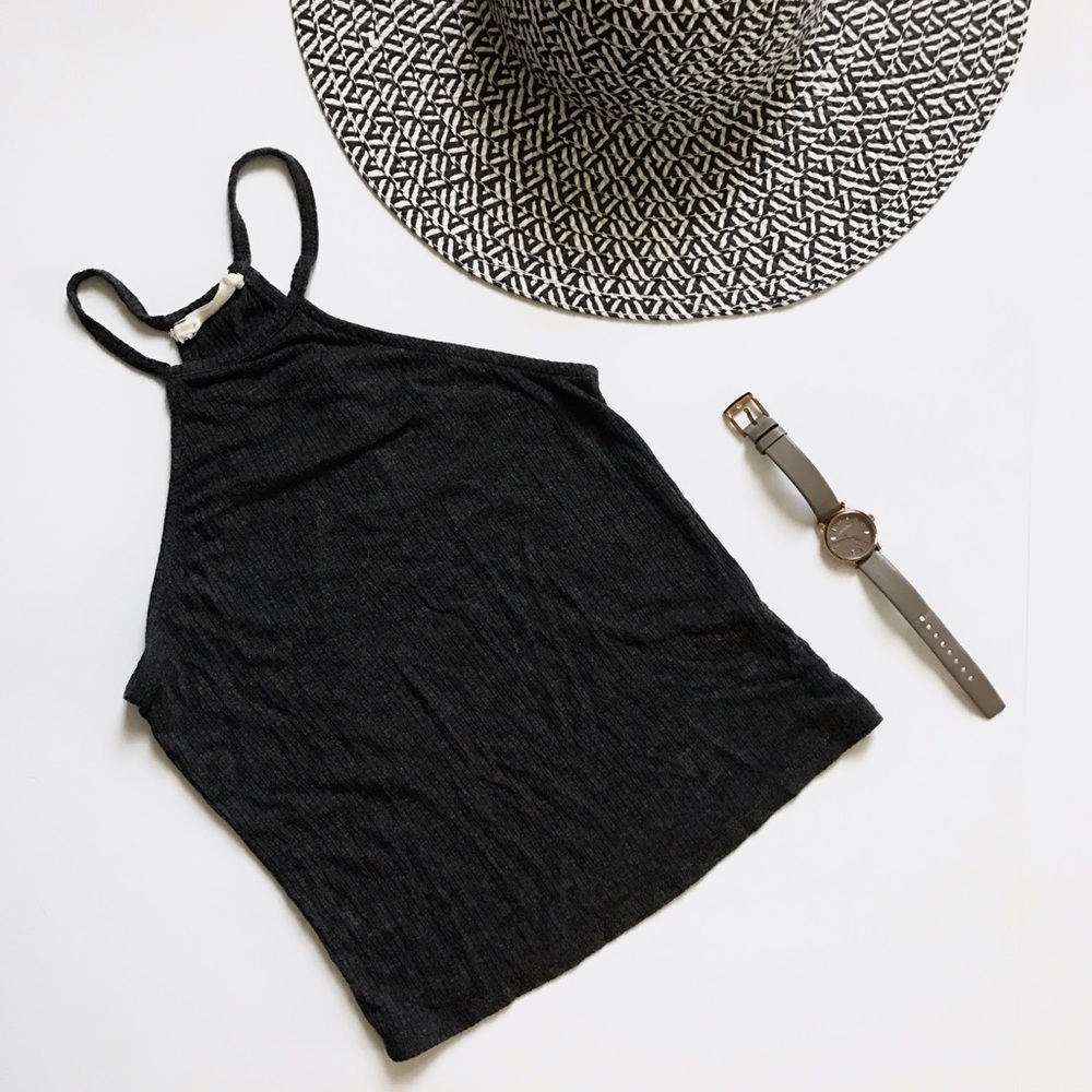High-neck top