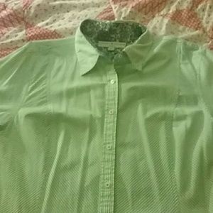 Tommy  Hilfiger  woman's  button up shirt size 24