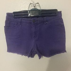 Purple Cato cut off shorts