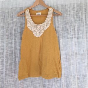 Beautiful mustard tank top