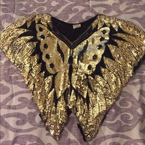 Vintage butterfly top