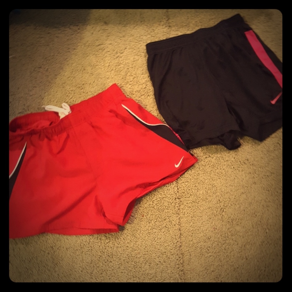 Lot of 2 Nike Womens Shorts
