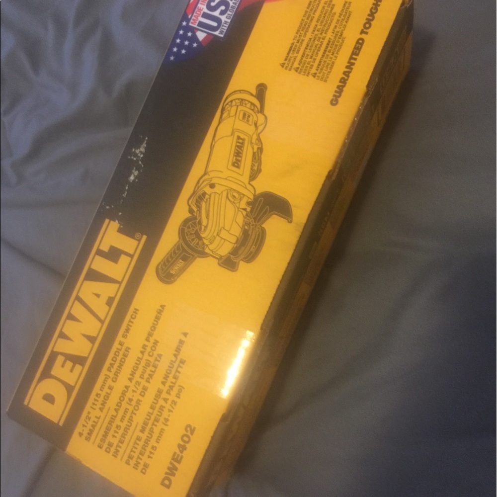 Dewalt paddle switch small angle grinder