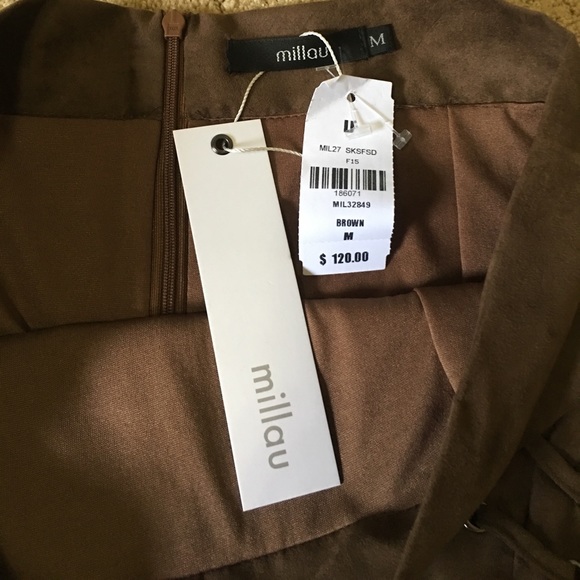 LF Suede Skirt - Picture 3 of 4