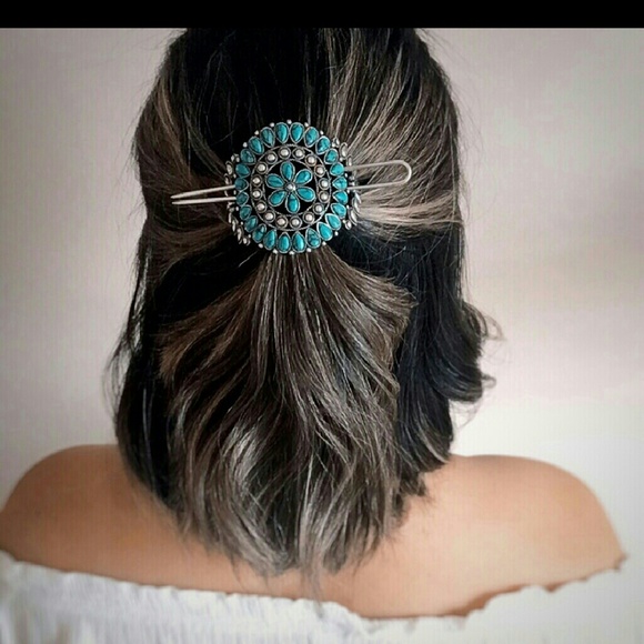 New Turquoise Ponytail Holder by Chloe&Isabel