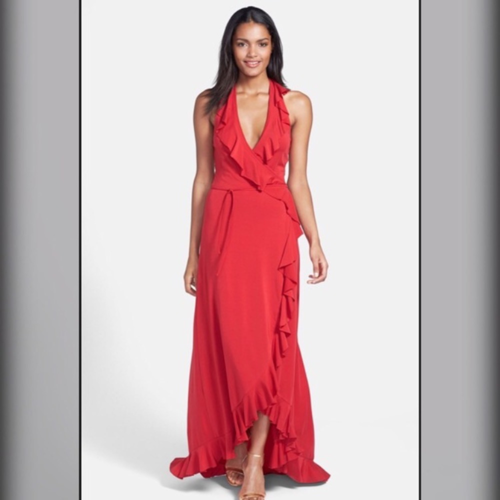 Red Wrap Dress!